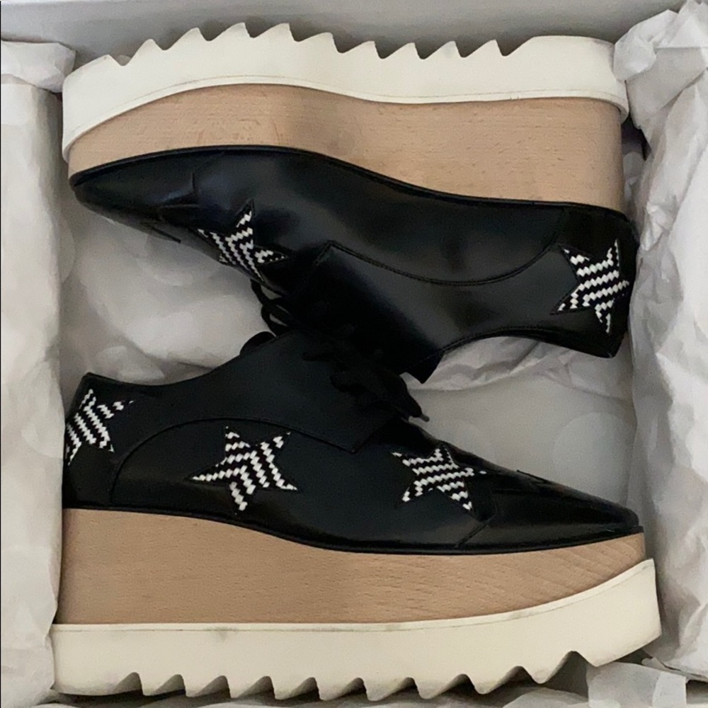 Stella McCartney elyse lace up platform